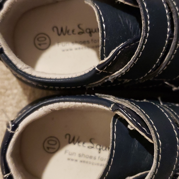 Wee Squeak 10 navy boy shoes - Picture 8 of 9